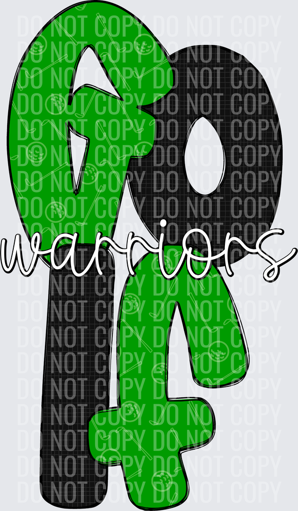 WarriorsGreenBlack-Golf