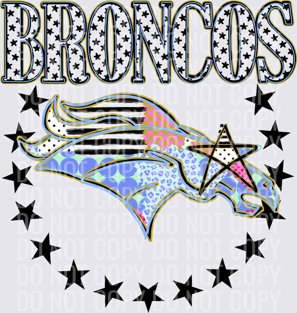 KayndiDesigns 09.26 Patchwork Varisty Stars Broncos 2