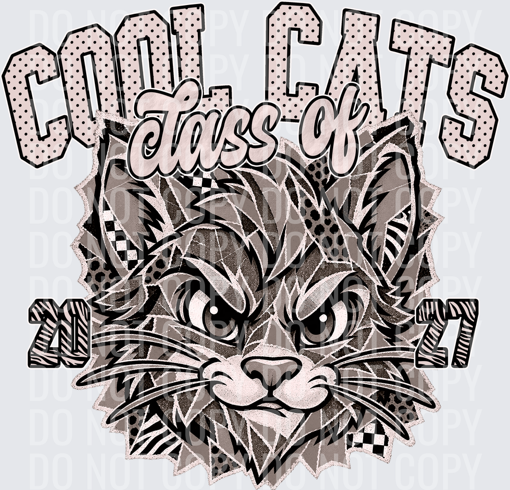 KayndiDesigns 10.26 Class of 2027 Neutral Cool Cats
