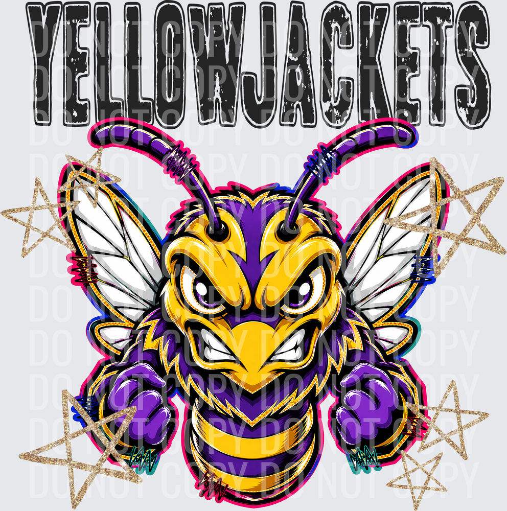 KayndiDesigns 08.26 Grunge Varsity Yellow Jackets 3