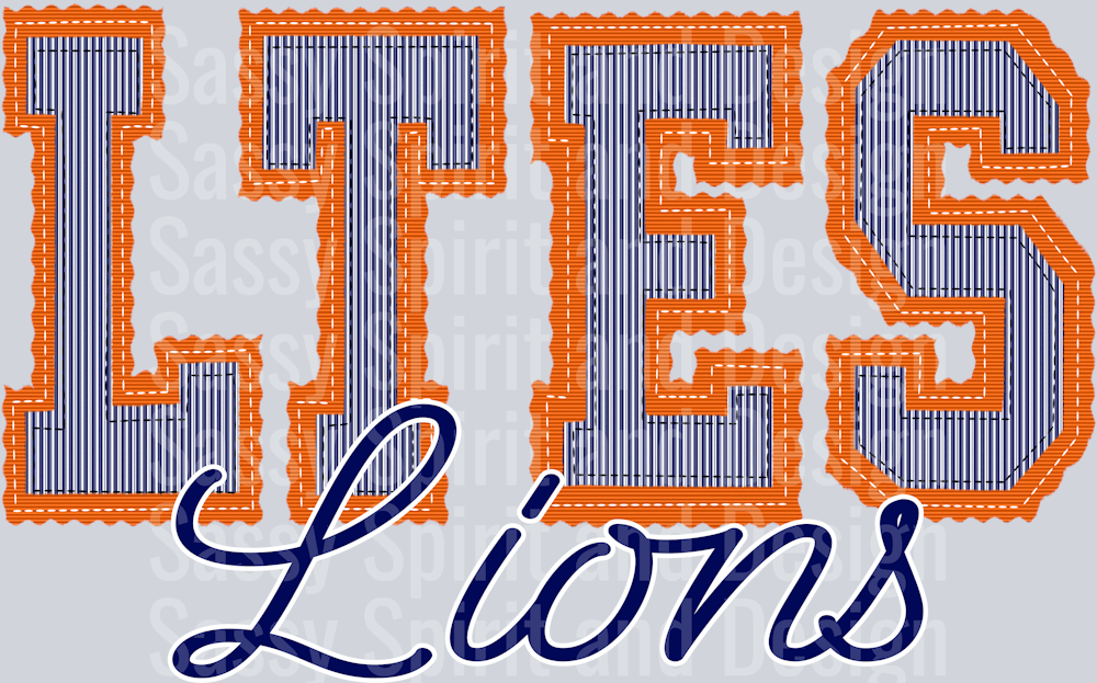 LTES LIONS SEERSUCKER