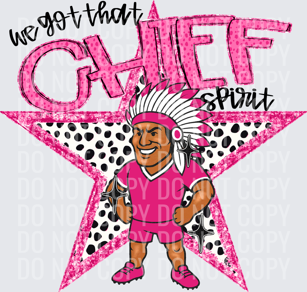 KayndiDesigns 09.26 We Got That Spirit Chief Pink