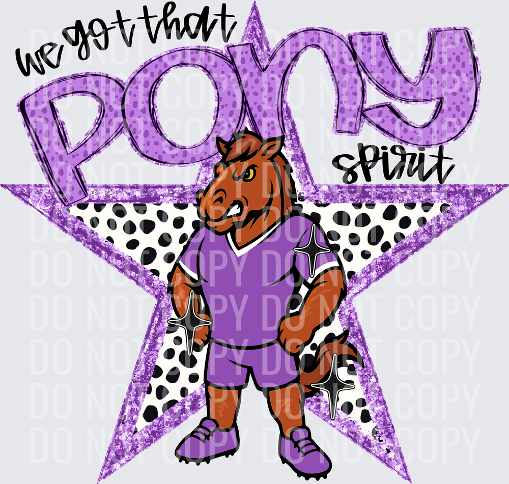 KayndiDesigns 09.26 We Got That Spirit Pony Purple