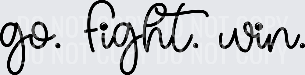 Go fight win black