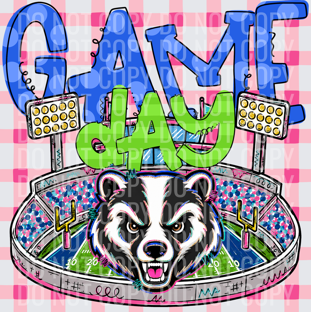 KayndiDesigns 08.26 Game Day Stadium Badgers