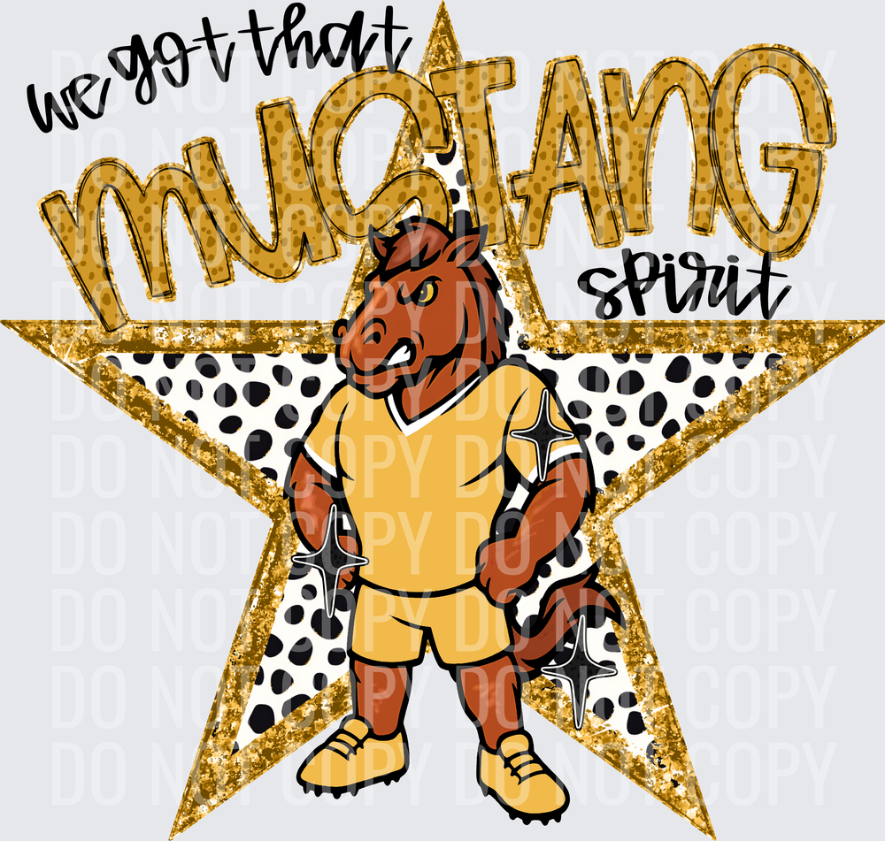 KayndiDesigns 09.26 We Got That Spirit Mustang Gold