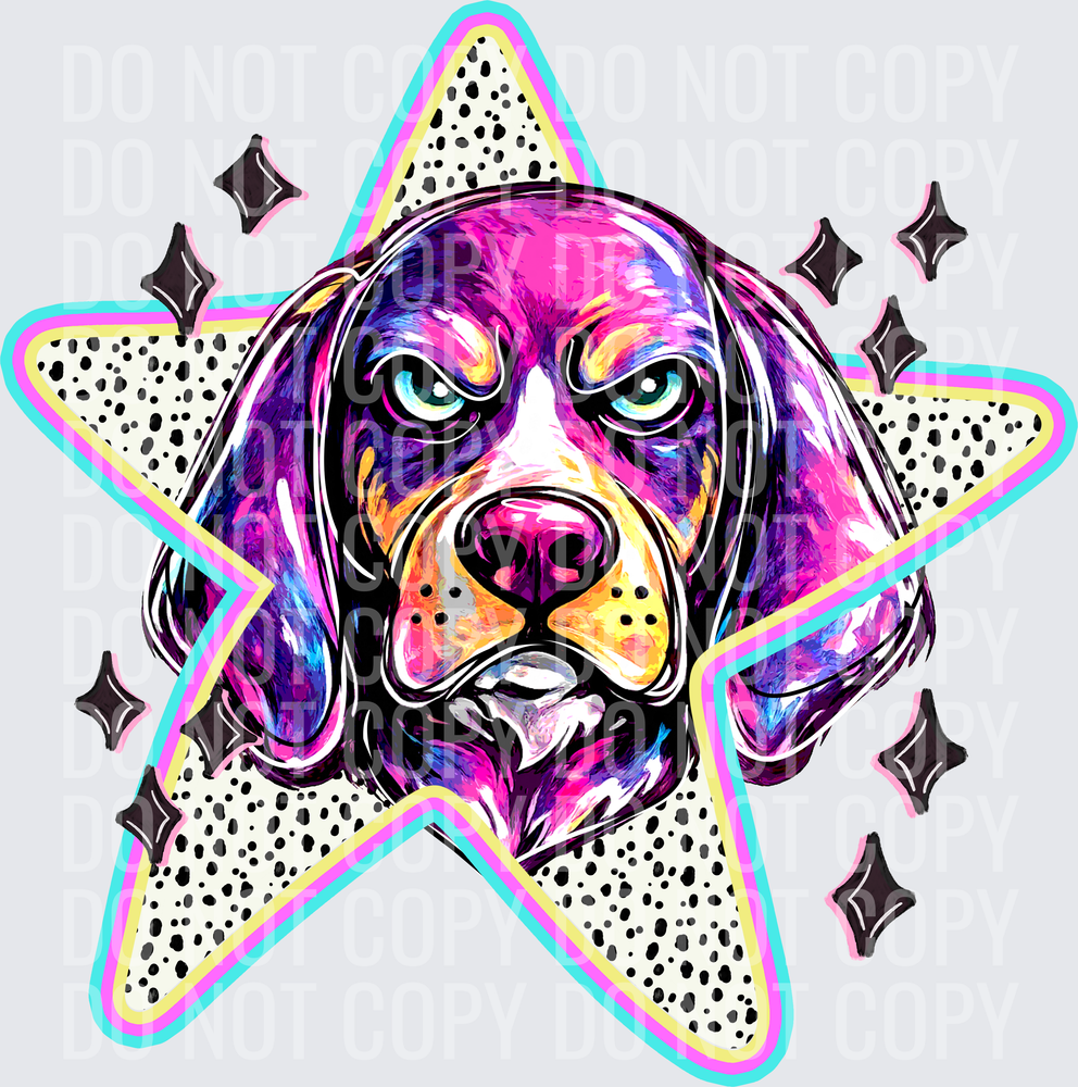 KayndiDesigns 05.26 Doodle Star Coon Dog