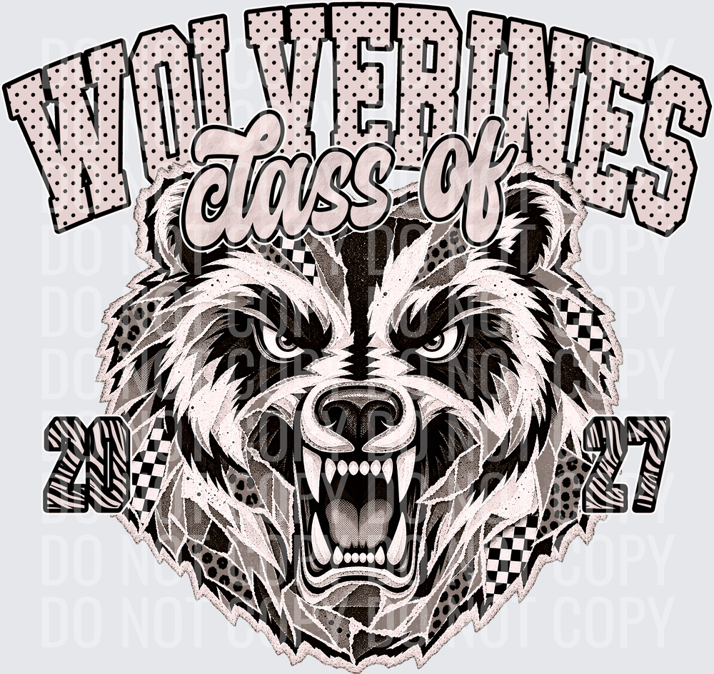 KayndiDesigns 10.26 Class of 2027 Neutral Wolverines 2