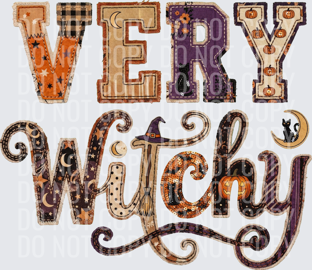 very witchy faux patchwork hwds