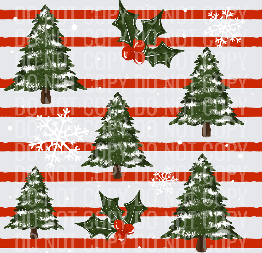 Christmas tree stripes