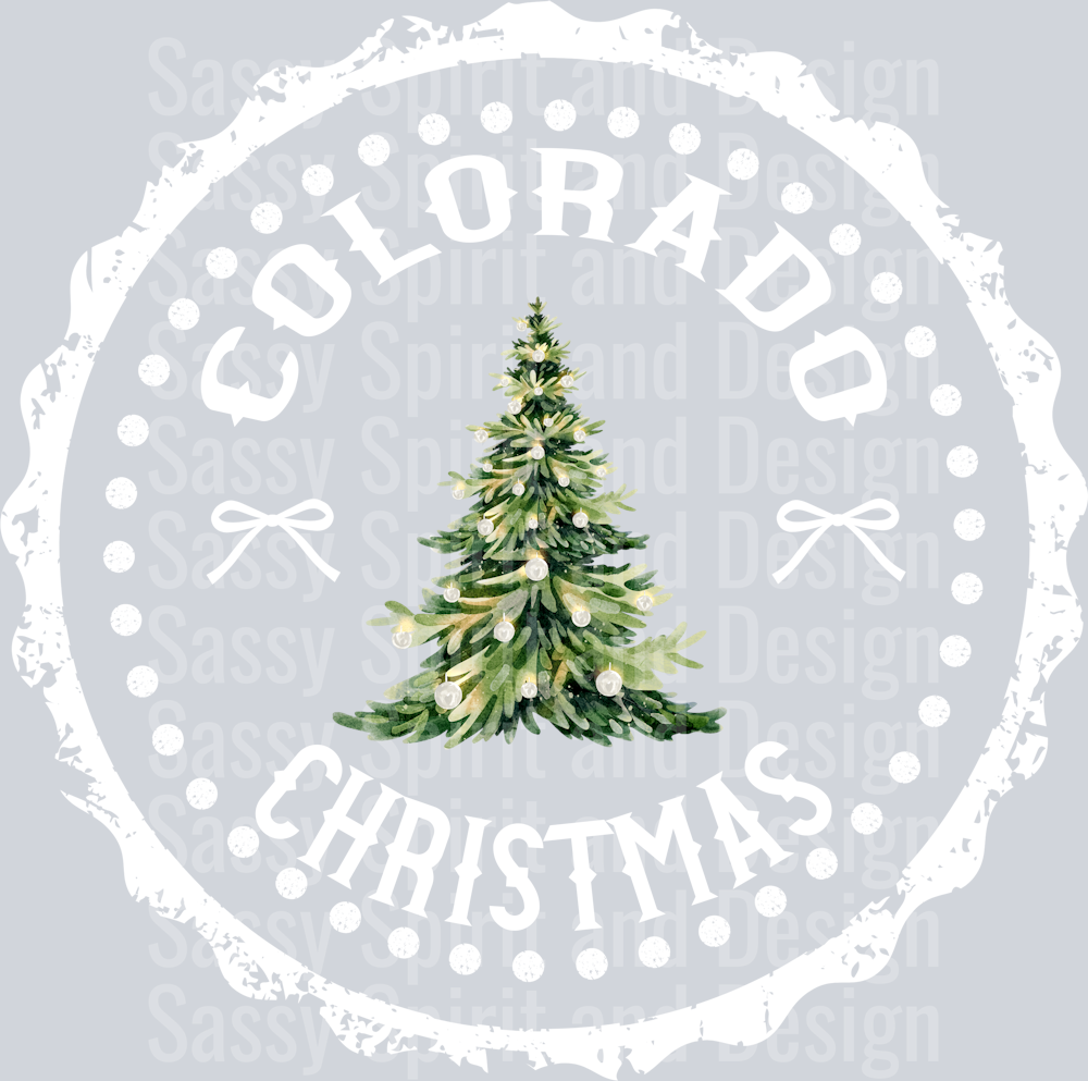 STATE CHRISTMAS STAMP Colorado