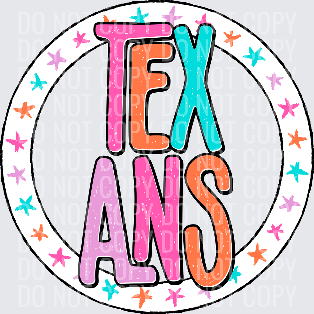 TexansStarCircleColorful