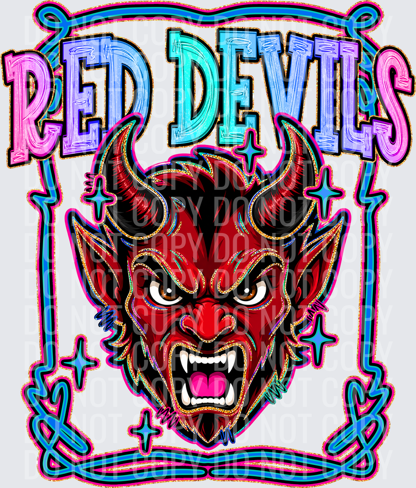 KayndiDesigns 08.26 Retro Pop Red Devils
