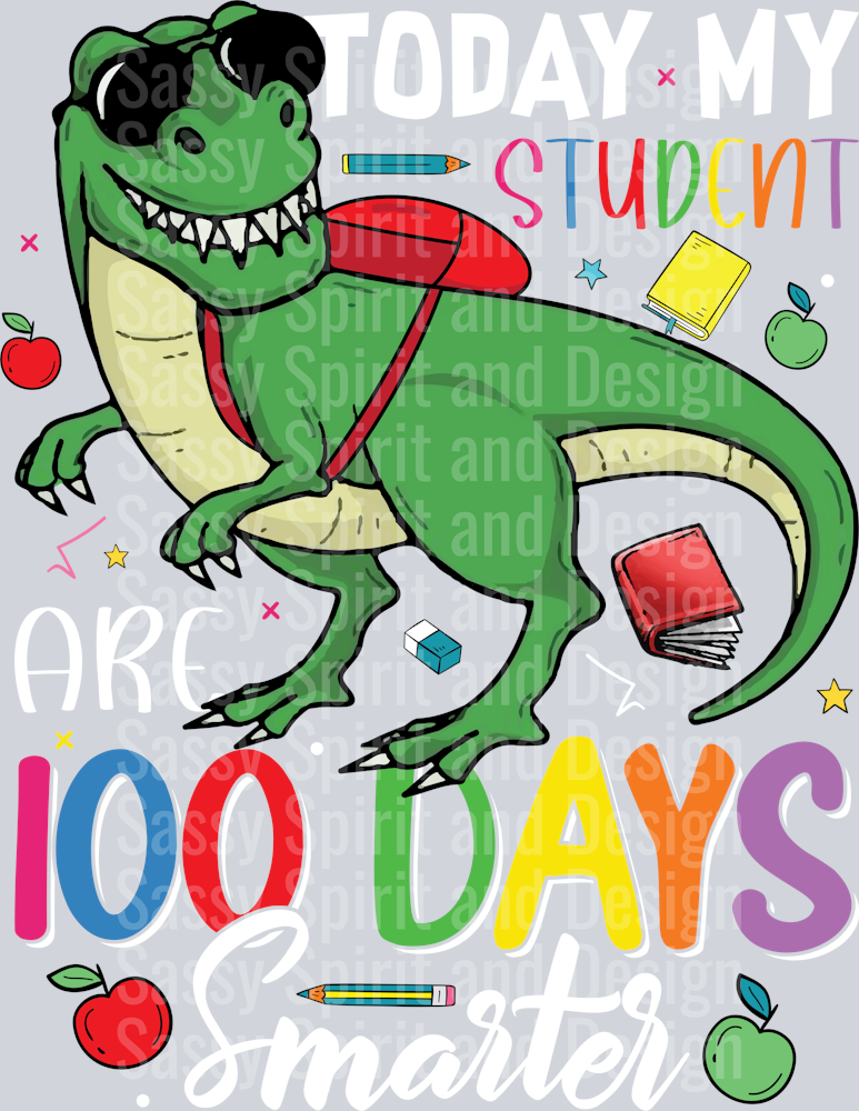 today my student are 100 days smarter