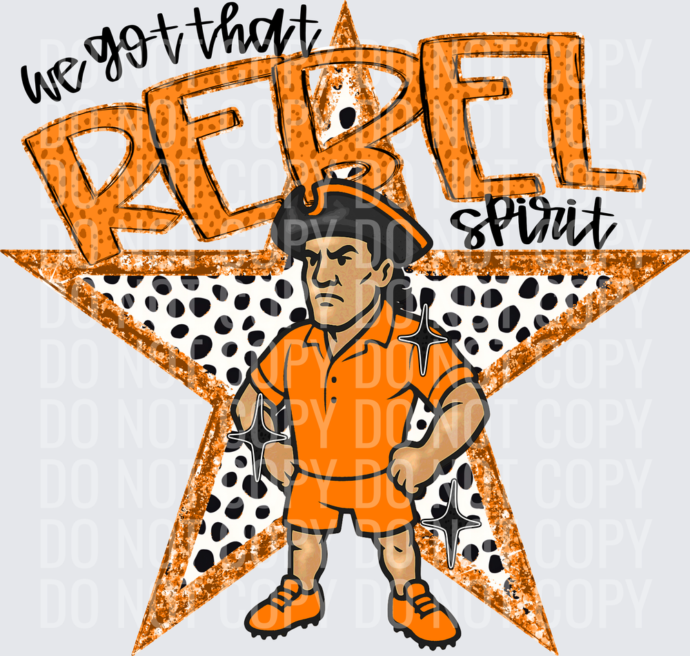 KayndiDesigns 09.26 We Got That Spirit Rebel Orange