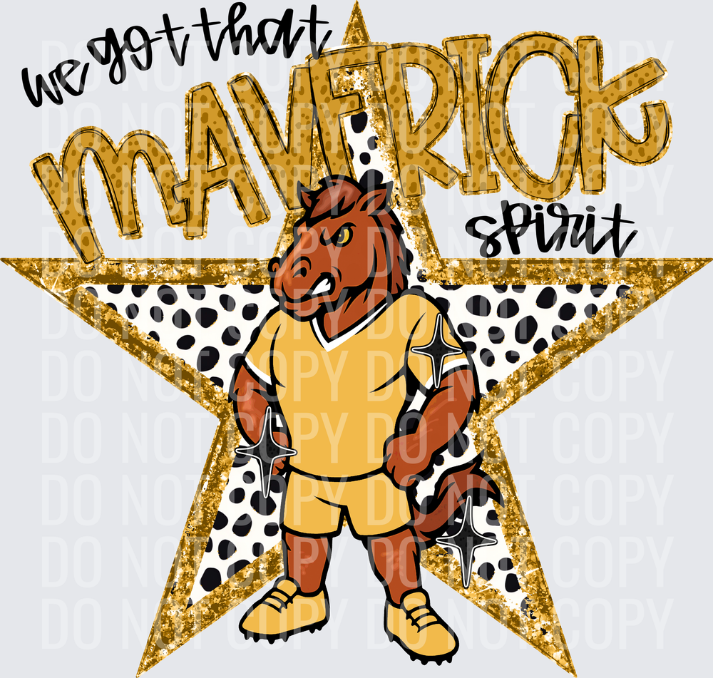 KayndiDesigns 09.26 We Got That Spirit Maverick Gold