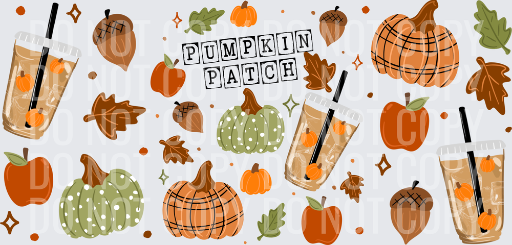 Pumpkin patch 16oz wrap
