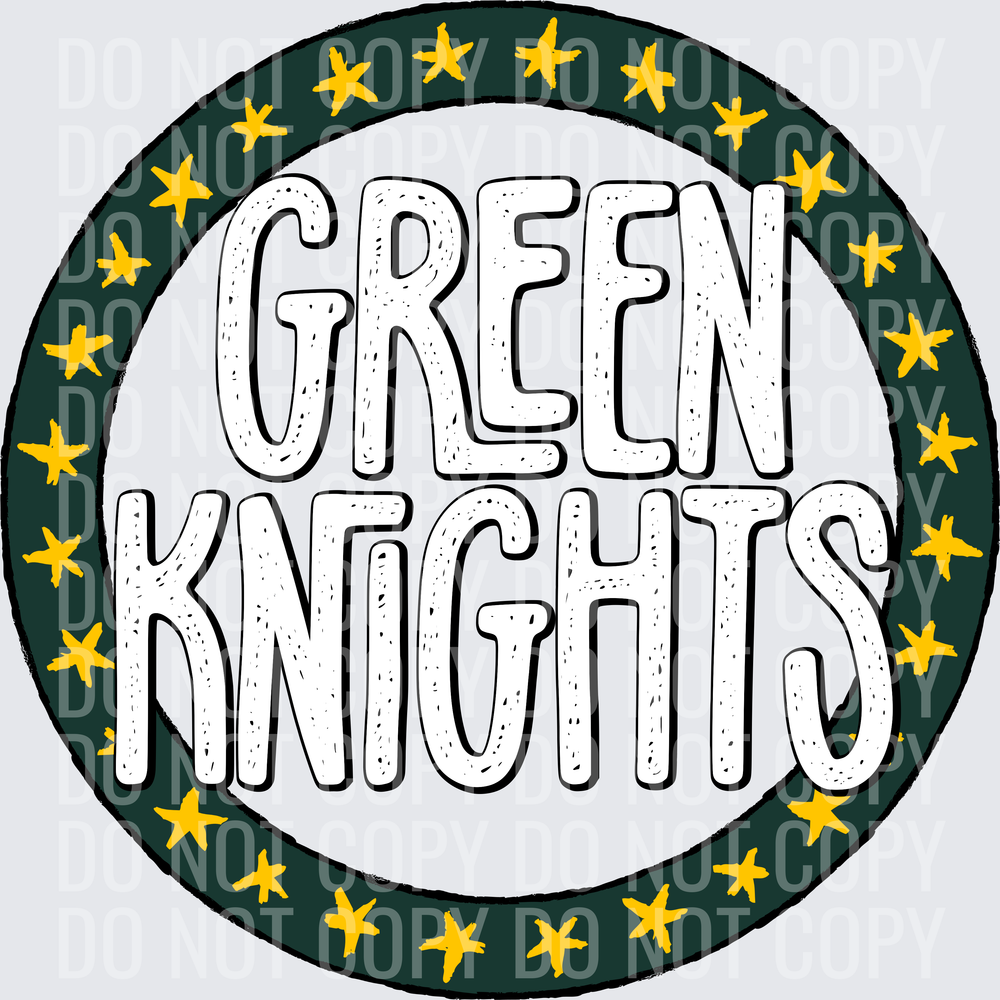 GreenKnightsStarCircle-PackersGreenYellowGold