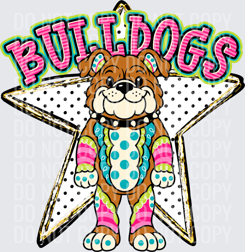 KayndiDesigns 10.26 Pattern Parade Star Bulldogs