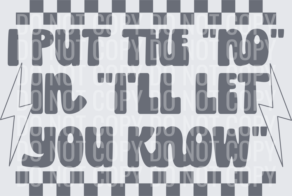 Let You Know
