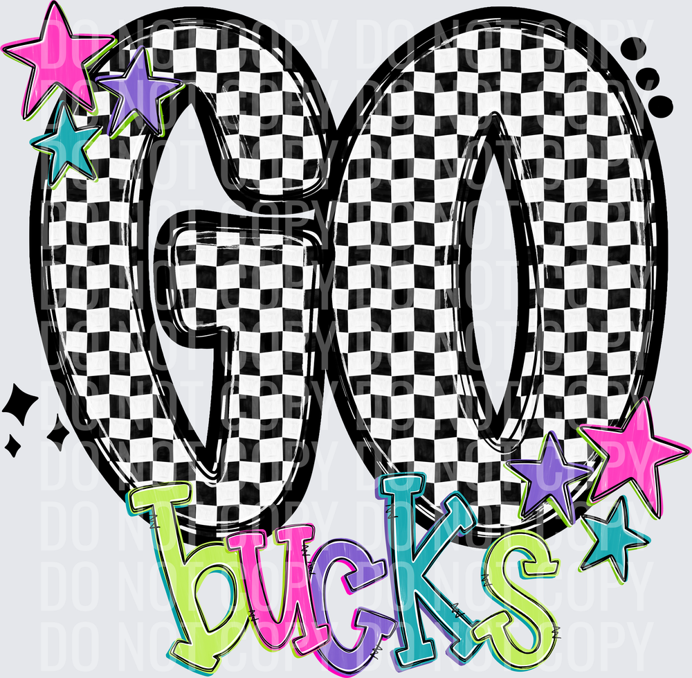 bucksGo Checker Neons 0926-0025
