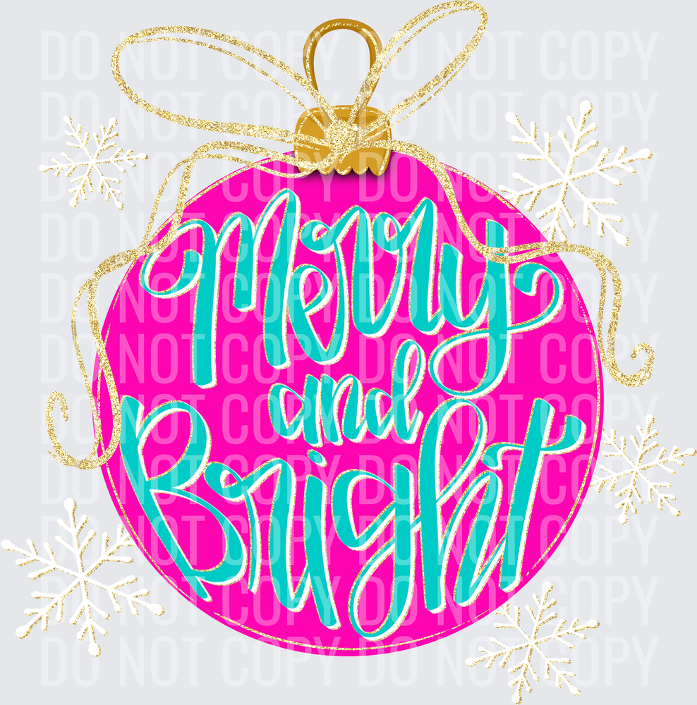 Merry and bright pink