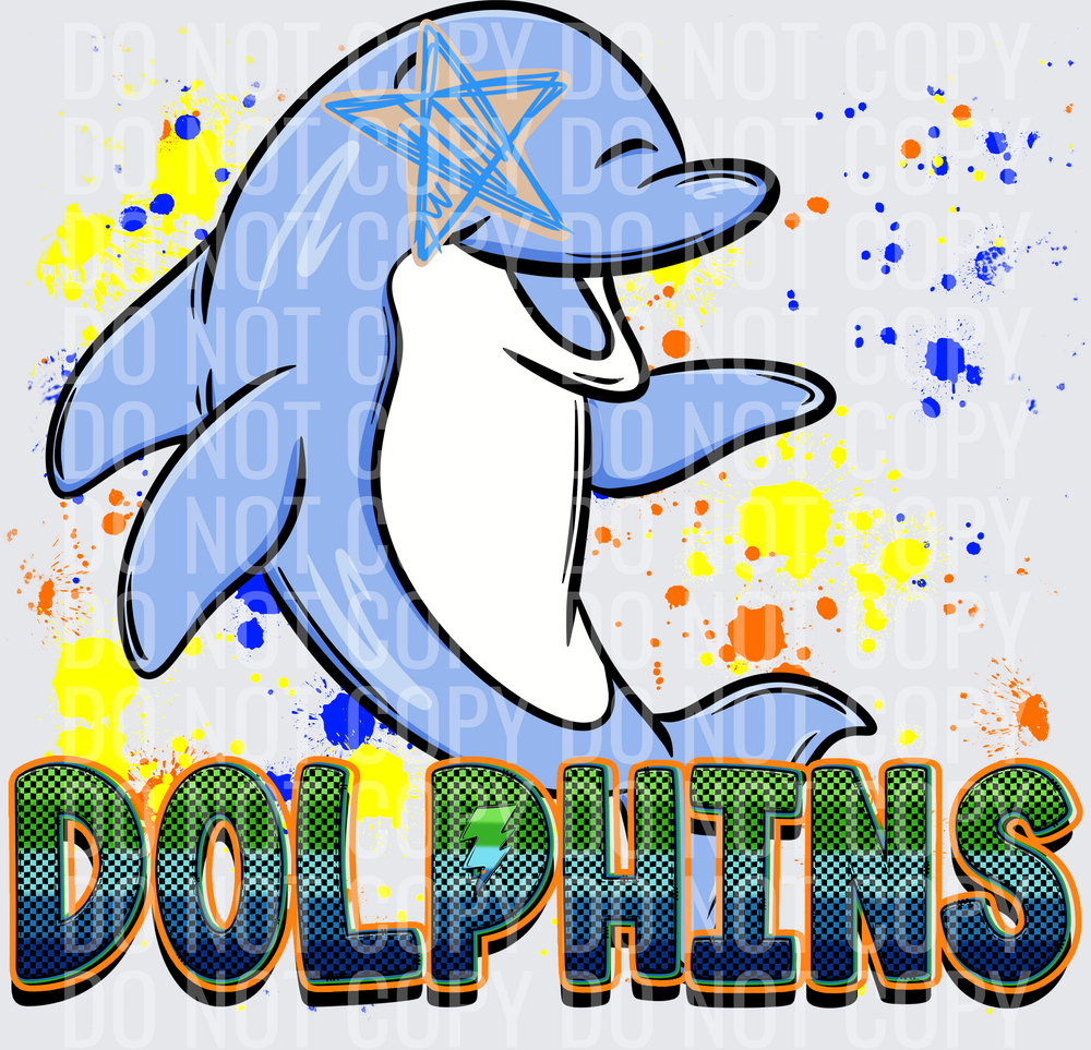 Dolphins blue