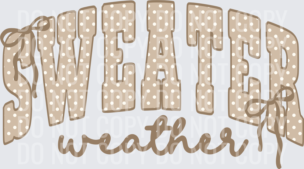 Sweater weather