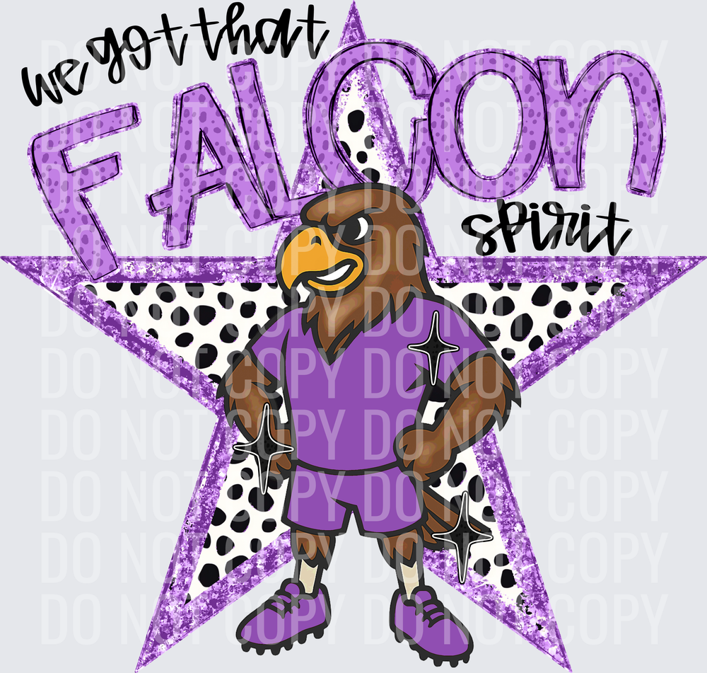KayndiDesigns 09.26 We Got That Spirit Falcon Purple