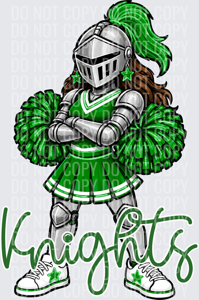 Knights Cheer Green
