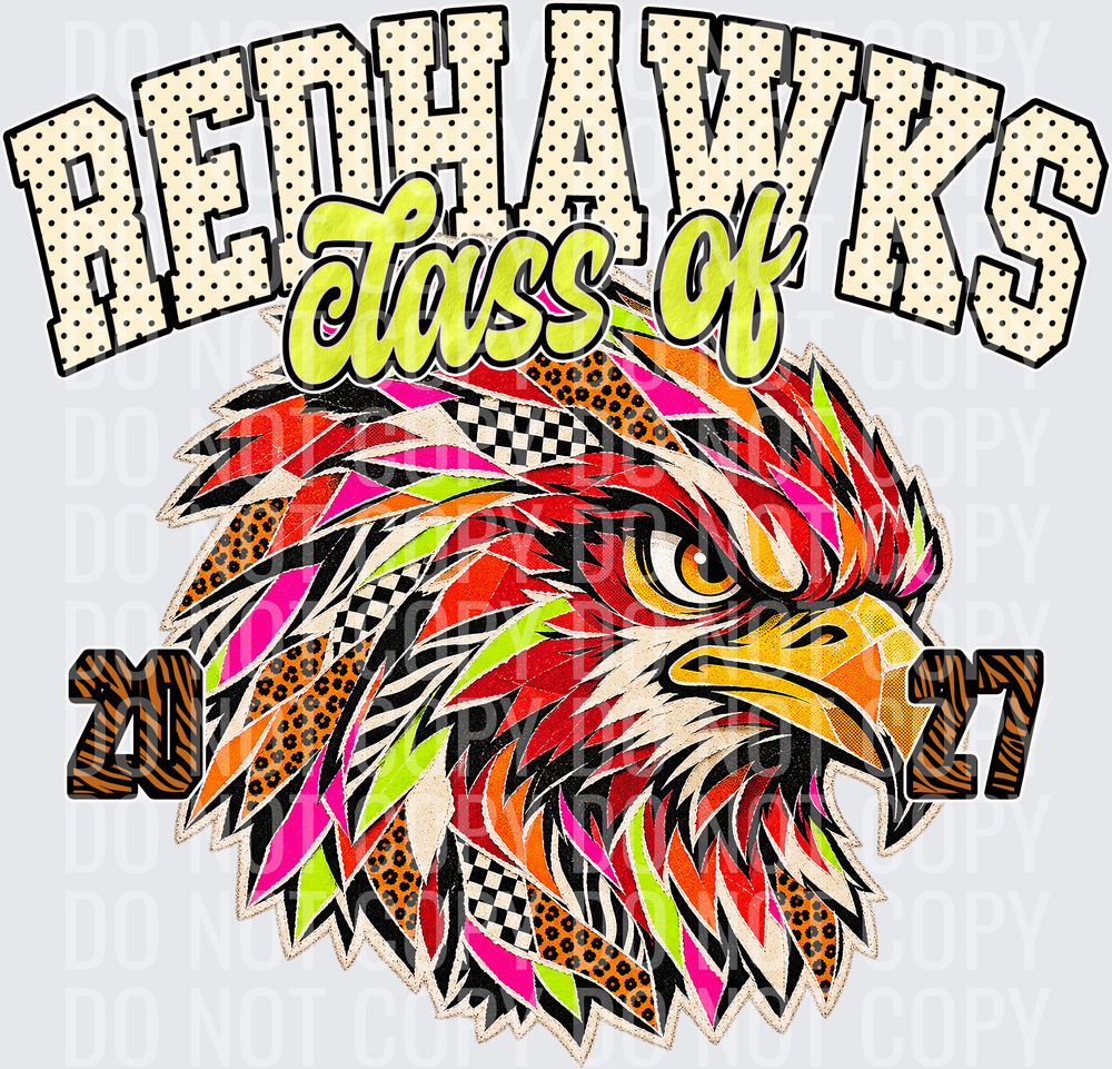 KayndiDesigns 10.26 Class of 2027 Bright Redhawks 2