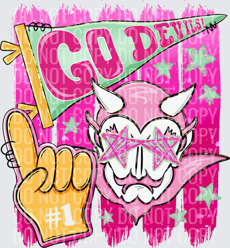 Go devils pink