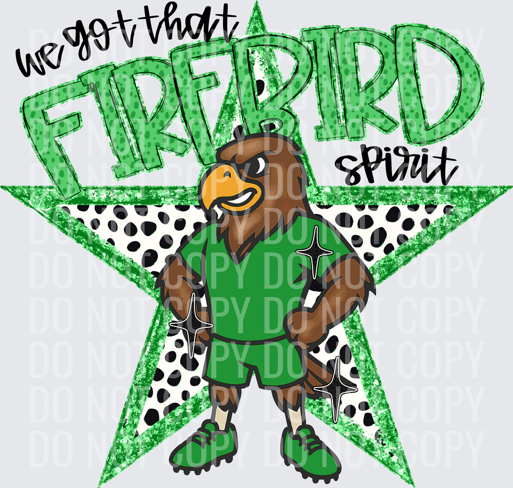 KayndiDesigns 09.26 We Got That Spirit Firebird Green