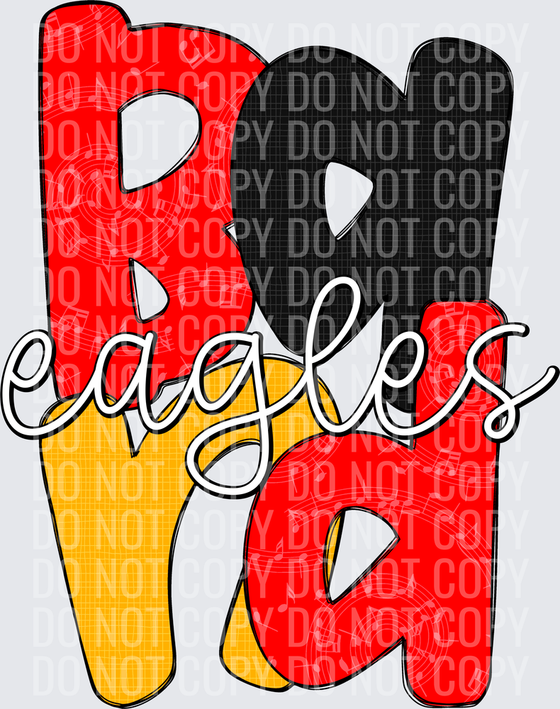 EaglesRedBlackGold-Band
