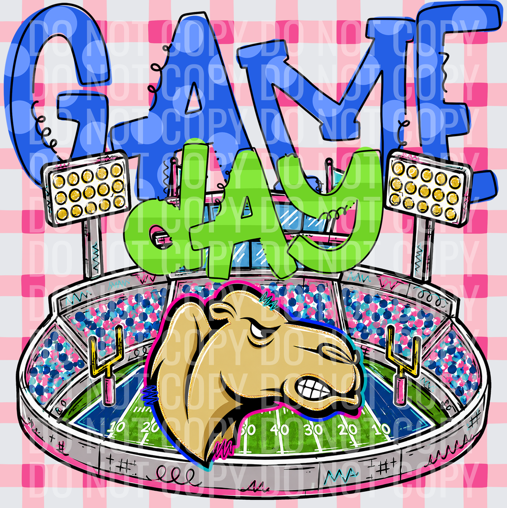 KayndiDesigns 08.26 Game Day Stadium Camels