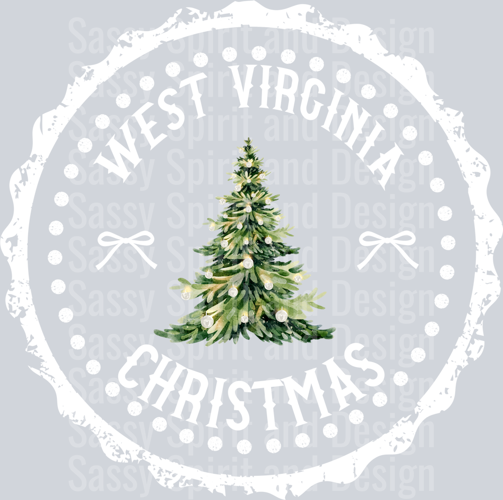 STATE CHRISTMAS STAMP West Virginia