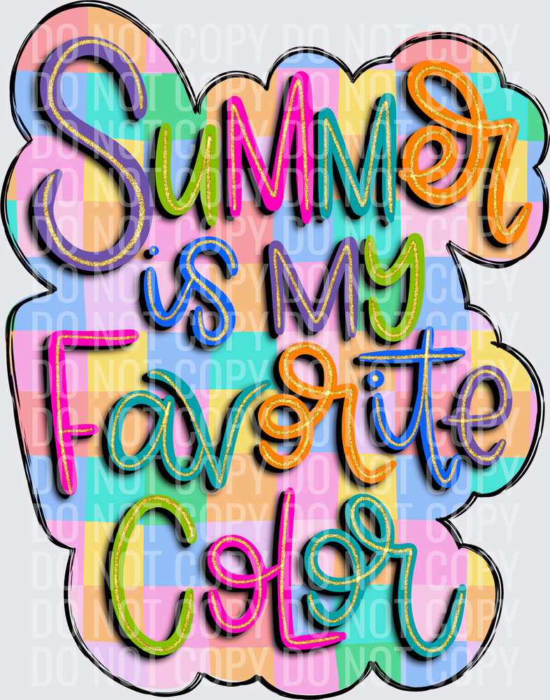 Summer is my favorite color