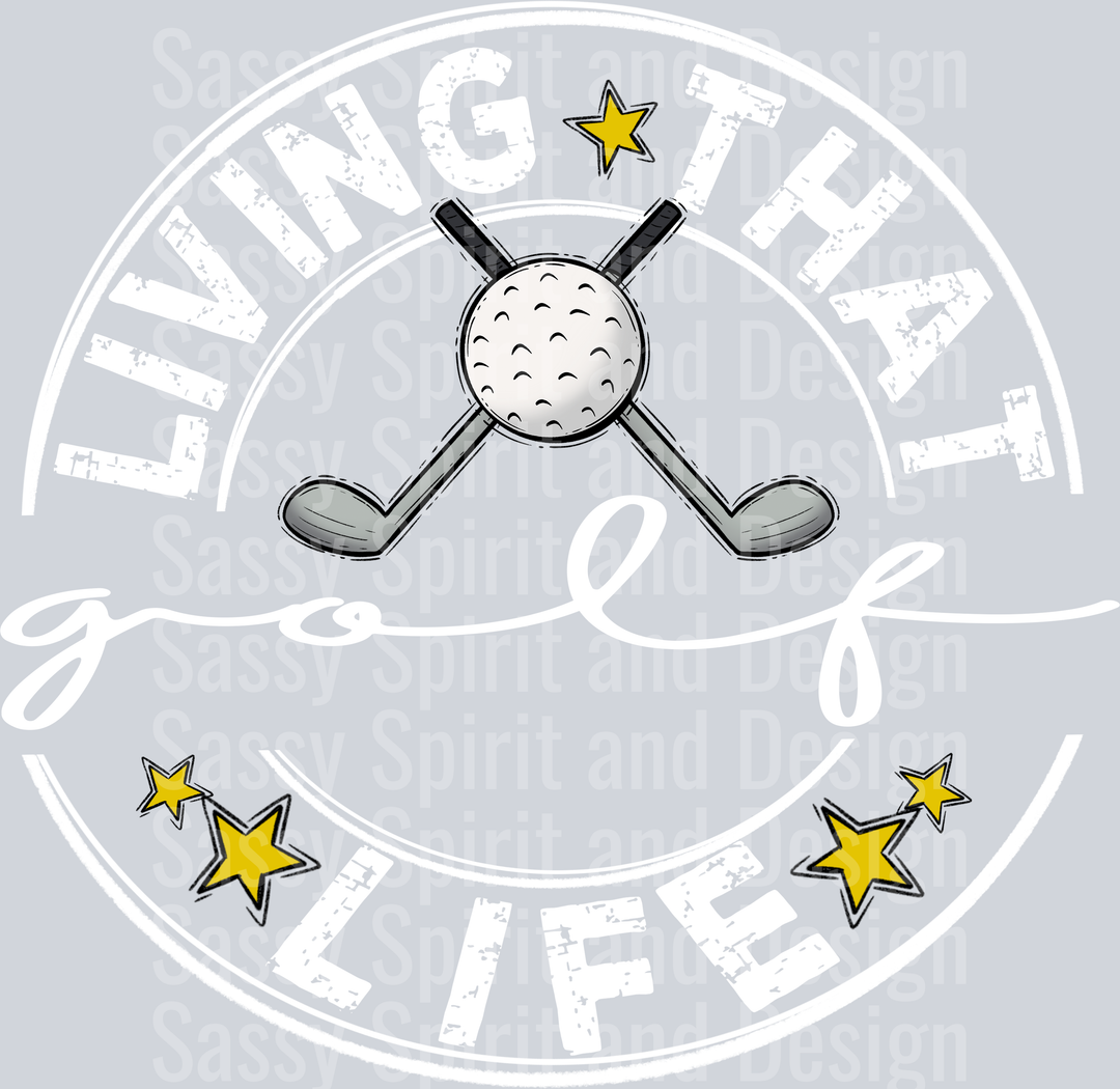 Living That GOLF BLANK Life WHITE