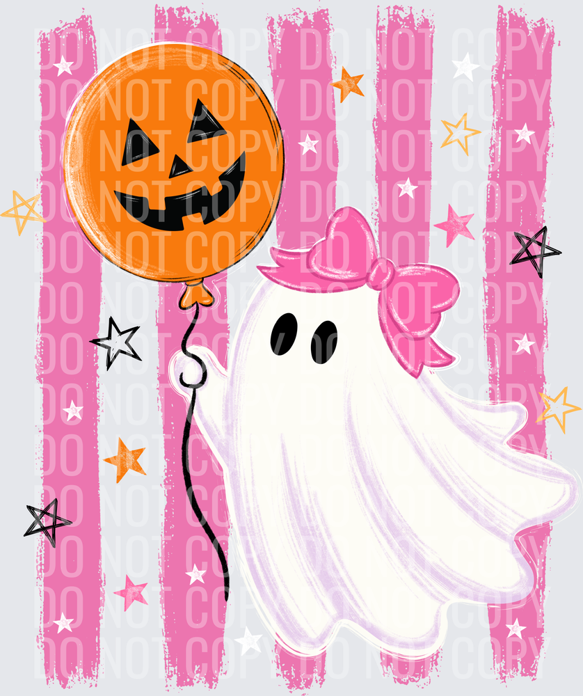Pink Ghost Balloon