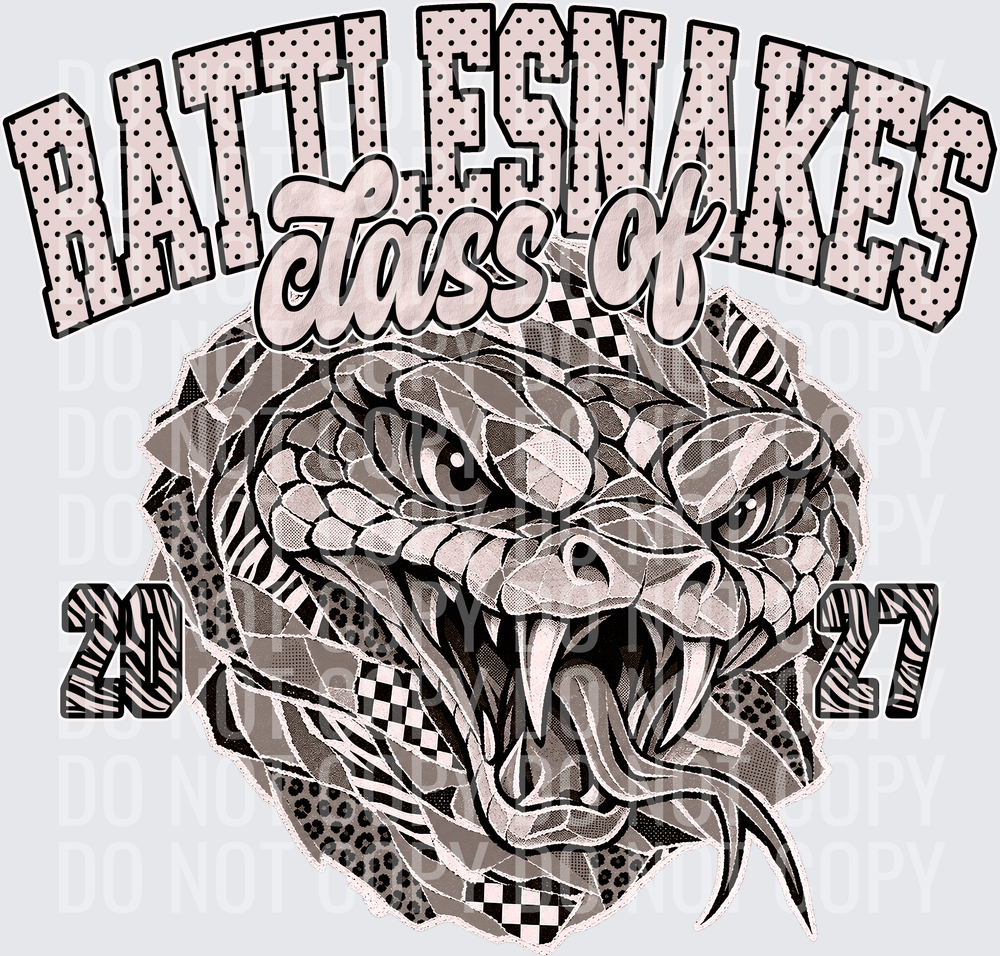 KayndiDesigns 10.26 Class of 2027 Neutral Rattlesnakes