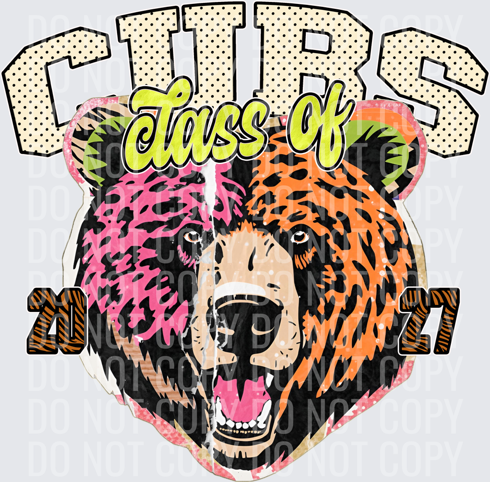 KayndiDesigns 10.26 Class of 2027 Bright Cubs