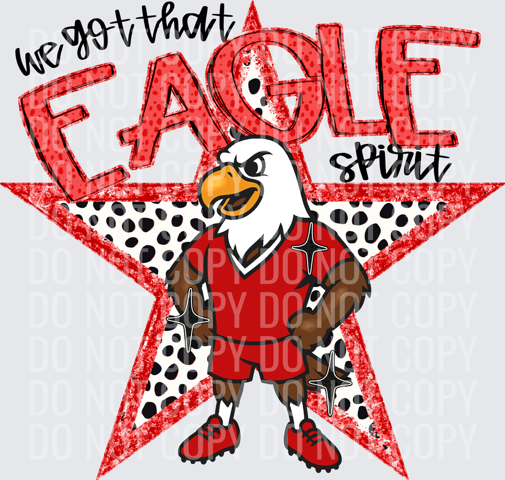KayndiDesigns 09.26 We Got That Spirit Eagle Red