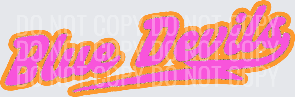 KayndiDesigns 08.26 Prism Script Blue Devils