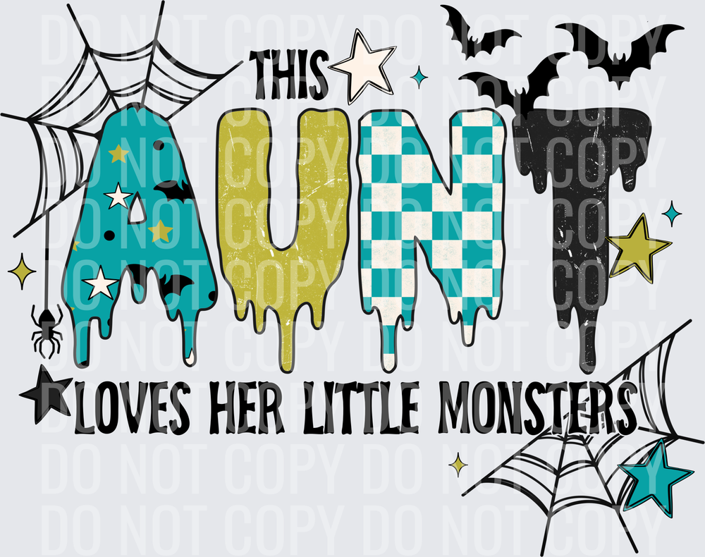 This Aunt loves her little monsters