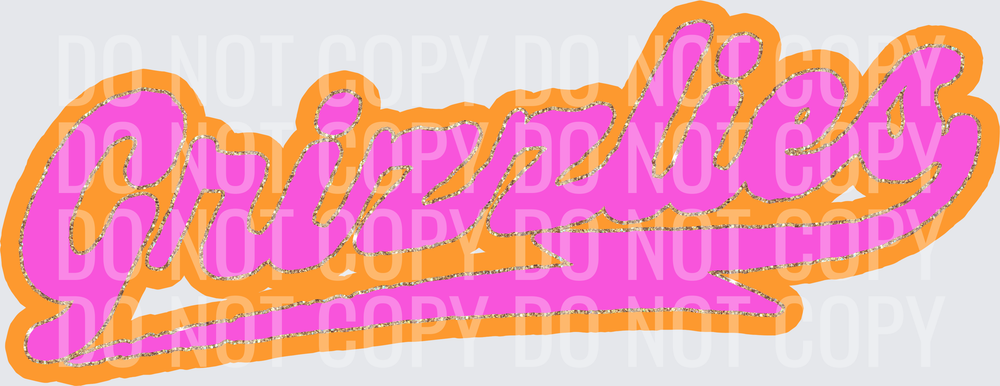 KayndiDesigns 08.26 Prism Script Grizzlies
