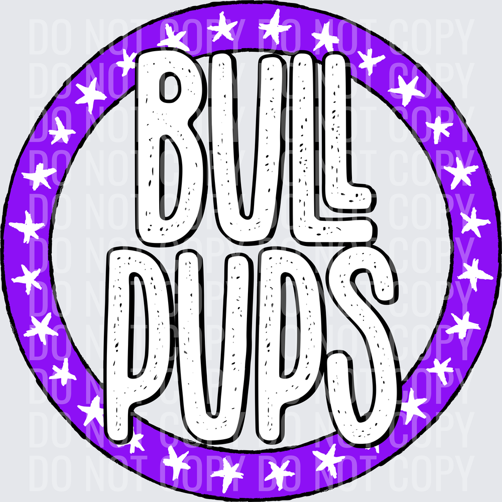 BullpupsStarCircle-PurpleWhite