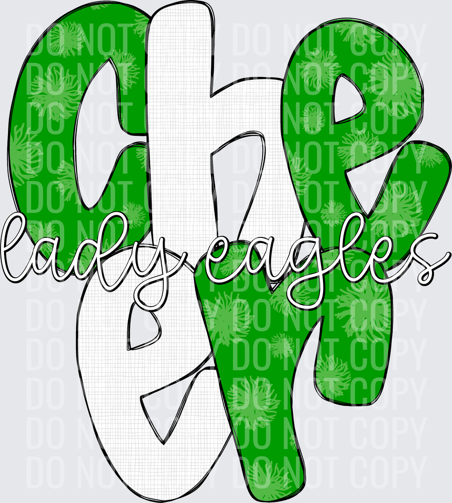 LadyEaglesCheer-GreenWhite