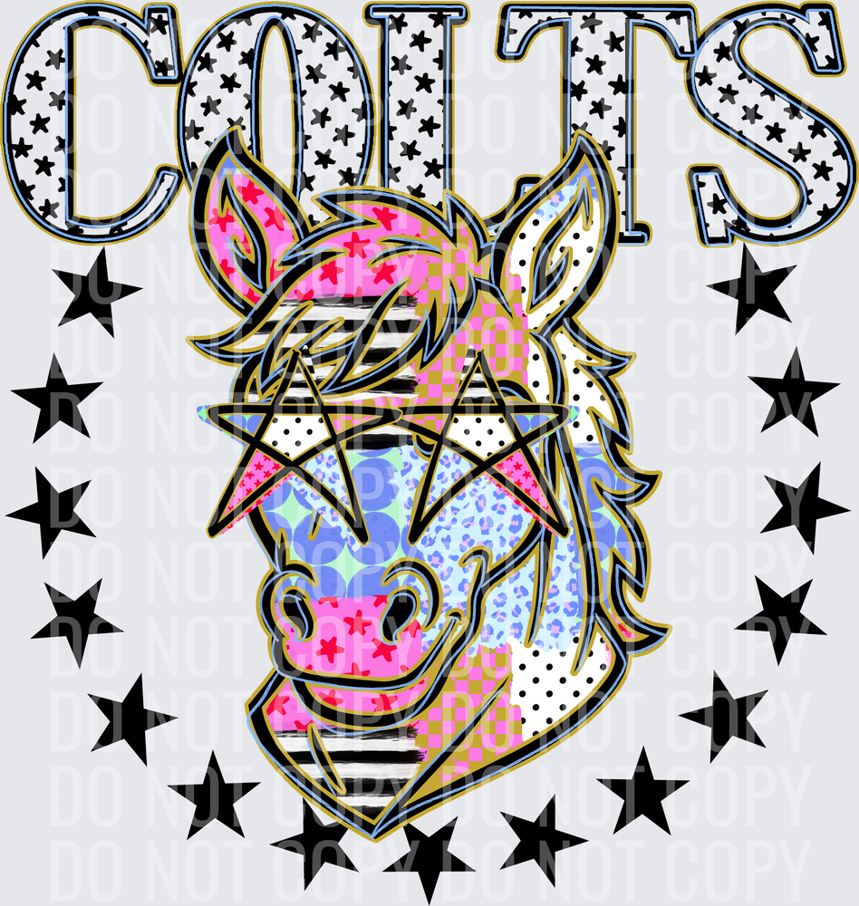 KayndiDesigns 09.26 Patchwork Varisty Stars Colts 2