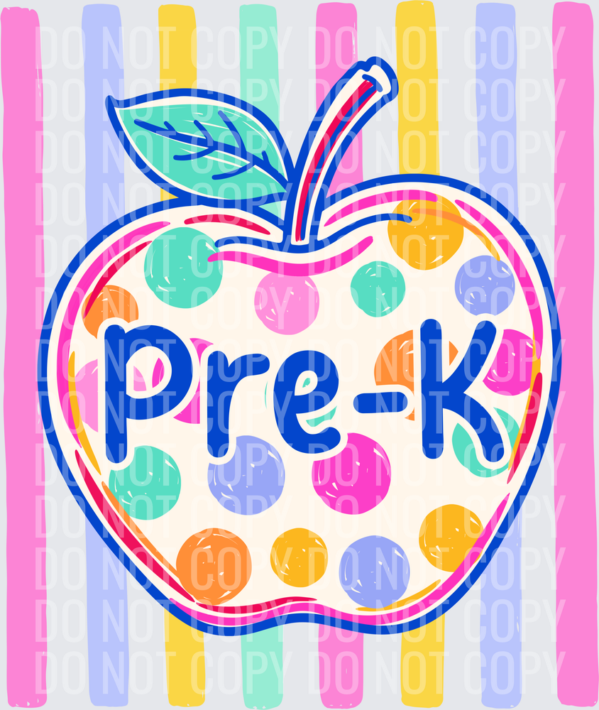 PreK striped apple