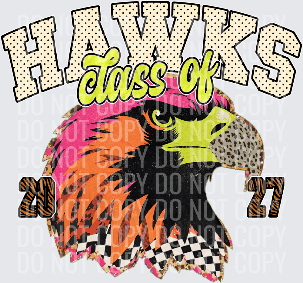 KayndiDesigns 10.26 Class of 2027 Bright Hawks